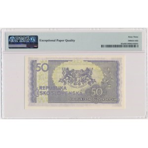Czechosłowacja, 50 koron (1945) - PMG 63 EPQ