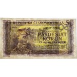 Czechoslovakia, 50 Korun (1945) - PMG 63 EPQ