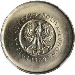 10 złotych 1969 25 rocznica PRL - NGC MS66