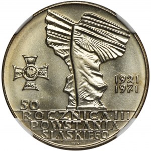 10 złotych 1971 50 rocznica Powstania Śląskiego - NGC MS66