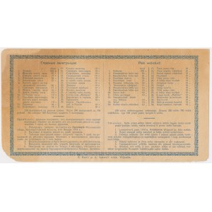 Russia, lottery ticket 30 Kopeks 1914