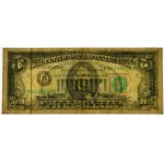 USA, Green Seal, 5 Dollars 1995 - Withrow & Rubin -
