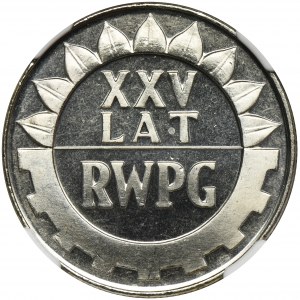 20 złotych 1974 XXV lat RWPG - NGC MS66