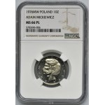 10 złotych 1976 Adam Mickiewicz - NGC MS66 PROOF LIKE - jak lustrzanka