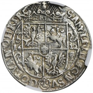 Sigismund III Vasa, 1/4 Thaler Bromberg 1622 - PRVS M - NGC XF45