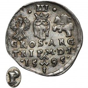 Sigismund III Vasa, 3 Groschen Vilinius 1595