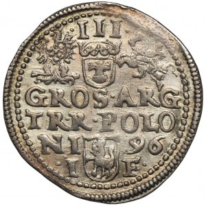 Sigismund III Vasa, 3 Groschen Olkusz 1596