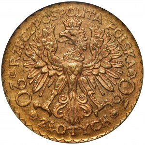 20 złotych 1925 Chrobry - PCGS MS63