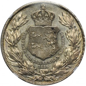 Germany, Braunschweig-Lüneburg, Wilhelm, 2 Thalers Braunschweig 1856 B - NGC MS61+