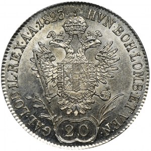 Austria, Franz II, 20 Kreuzer Wien 1823 A