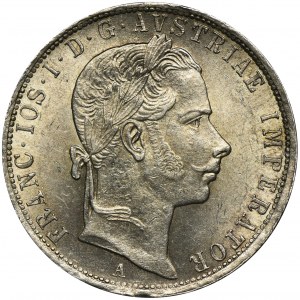 Austria, Franz Joseph I, 1 Floren Wien 1858