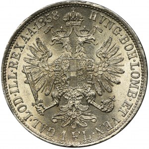 Austria, Franz Joseph I, 1 Floren Wien 1858