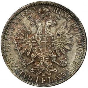 Austria, Franz Joseph I, 1 Floren Wien 1860 A