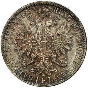 Austria, Franciszek Józef I, 1 Floren Wiedeń 1860 A
