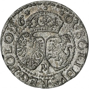 Sigismund III Vasa, Schilling Marienburg 1601 - letter M