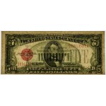 USA, Red Seal, 5 dolarów 1928 F - Clark & Snyder -