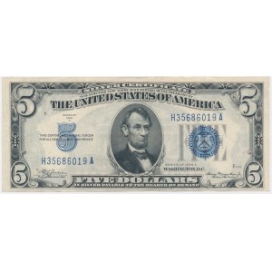 USA, Silver Certificate, 5 Dollars 1934 - A - Julian & Morgenthau