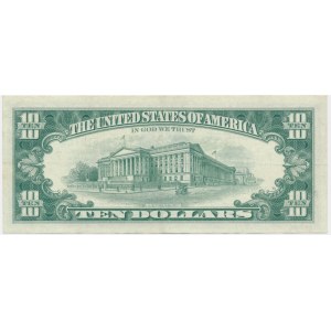 USA, Green Seal, 10 dolarów 1969 - Elston & Kennedy