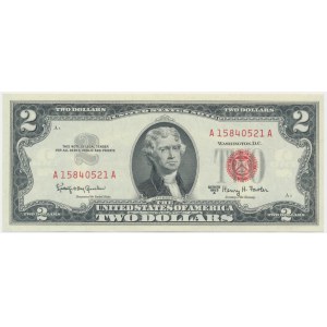 USA, Red Seal, 2 Dollars 1963 A - Granahan & Fowler