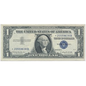 USA, Silver Certificate, 1 Dollar 1957 B ★ - Granahan & Dillon - star note