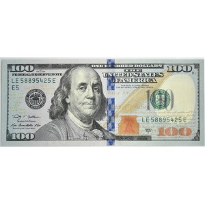 USA, Green Seal, 100 dolarów 2009 A - Geithner & Rios -