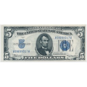 USA, Silver Certificate, 5 Dollars 1934 - Julian & Morgenthau