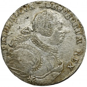 Germany, Kingdom of Prussia, Friedrich II, 6 Groschen Königsberg 1756 E