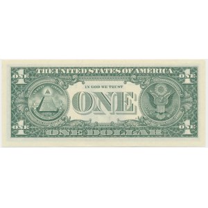 USA, Green Seal, 1 dolar 2013 ★ - Rios & Lew - seria zastępcza