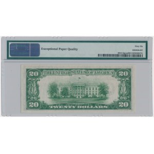 USA, Green Seal, 20 dolarów 1934 - Julian & Morgenthau - PMG 66 EPQ