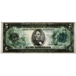 USA, Blue Seal, 5 dolarów 1914 - White & Mellon - PMG 64