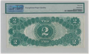 USA, Red Seal, 2 Dollars 1917 - Speelman & White - PMG 65 EPQ