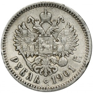 Russia, Nicholas II, Rouble Petersburg 1901 Ф•З