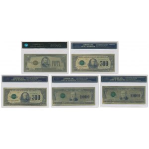USA, group of collector notes (5 pcs.)