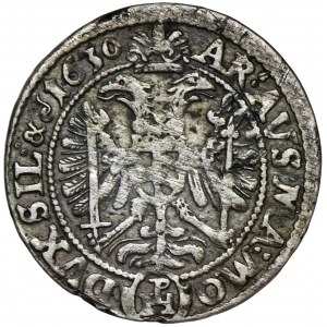 Silesia, Habsburg rule, Ferdinand II, 3 Keuzer Breslau 1630 PH - RZADSZY