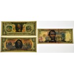 USA, enhanced genuine notes 1-5 Dollars 2013 (3 pcs.)