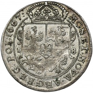 John II Casimir, 1/4 Thaler Bromberg 1667 TLB