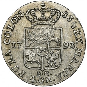 Poniatowski, Złotówka 1791 EB