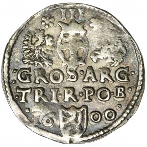 Sigismund III Vasa, 3 Groschen Bromberg 1600