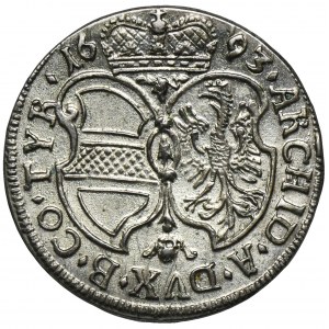 Austria, Leopold I, 3 Kreuzer Hall 1693