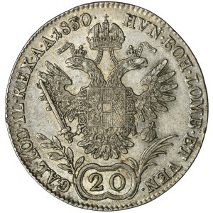Austria, Franz II, 20 Kreuzer Prague 1830 C