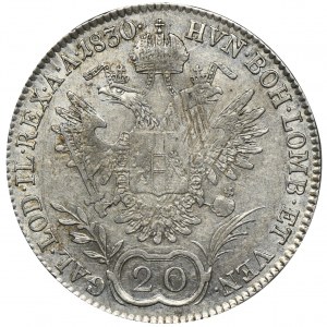 Austria, Franz II, 20 Kreuzer Kremnitz 1830 B