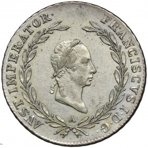 Austria, Franciszek II, 20 Krajcarów Wiedeń 1828 A