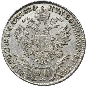 Austria, Franz II, 20 Kreuzer Wien 1830 A