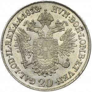 Austria, Franciszek II, 20 Krajcarów Wiedeń 1832 A