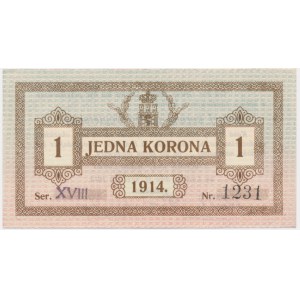 Lwów, 1 korona 1914 - Ser. XVIII