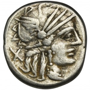 Roman Republic, C. Plautius, Denarius