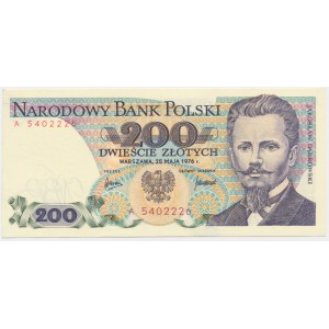 200 złotych 1976 - A - RZADKA