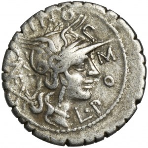 Roman Republic, L. Pomponius Cn. f., Denarius