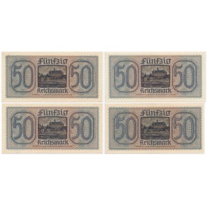 Germany, group of 50 Mark (1940-45) (4 pcs.)