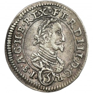 Austria, Ferdinand II, 3 Kreuzer Graz 1625 - STYRIÆ